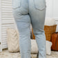 Judy Blue High Rise Straight Fit Destroyed Jeans