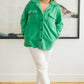 Meet Me Halfway Shacket in Green