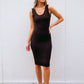 Meet Me In The Middle Dress In Black