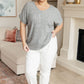 Meet Me at the Greyhound V-Neck Top