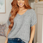 Meet Me at the Greyhound V-Neck Top