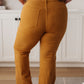 Judy Blue High Rise Tummy Control Flare Jeans in Marigold