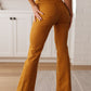 Judy Blue High Rise Tummy Control Flare Jeans in Marigold