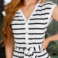 Melting Away Striped Midi Dress