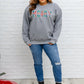 Merry As Can Be Sweatshirt In Gray