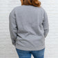 Merry As Can Be Sweatshirt In Gray