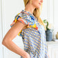 Merry Go Round Flutter Sleeve Top
