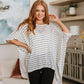 Meyers Striped High Low Boxy Top