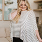 Meyers Striped High Low Boxy Top