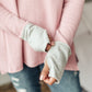 Mia Waffle Knit Long Sleeve In Pink