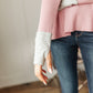 Mia Waffle Knit Long Sleeve In Pink
