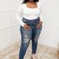 Mid-Rise Destroyed Relaxed Fit Jeans