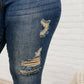 Mid-Rise Destroyed Relaxed Fit Jeans