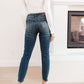 Mid-Rise Destroyed Relaxed Fit Jeans