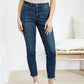 Judy Blue Mid-Rise Relaxed Fit Mineral Wash Jeans