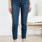 Judy Blue Mid-Rise Relaxed Fit Mineral Wash Jeans