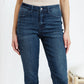 Judy Blue Mid-Rise Relaxed Fit Mineral Wash Jeans