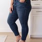 Judy Blue Mid-Rise Relaxed Fit Mineral Wash Jeans