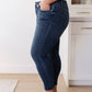 Judy Blue Mid-Rise Relaxed Fit Mineral Wash Jeans