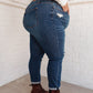 RACK SALE Mid-Rise Thermal Boyfriend Jeans - SZ 5