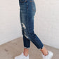 RACK SALE Mid-Rise Thermal Boyfriend Jeans - SZ 5