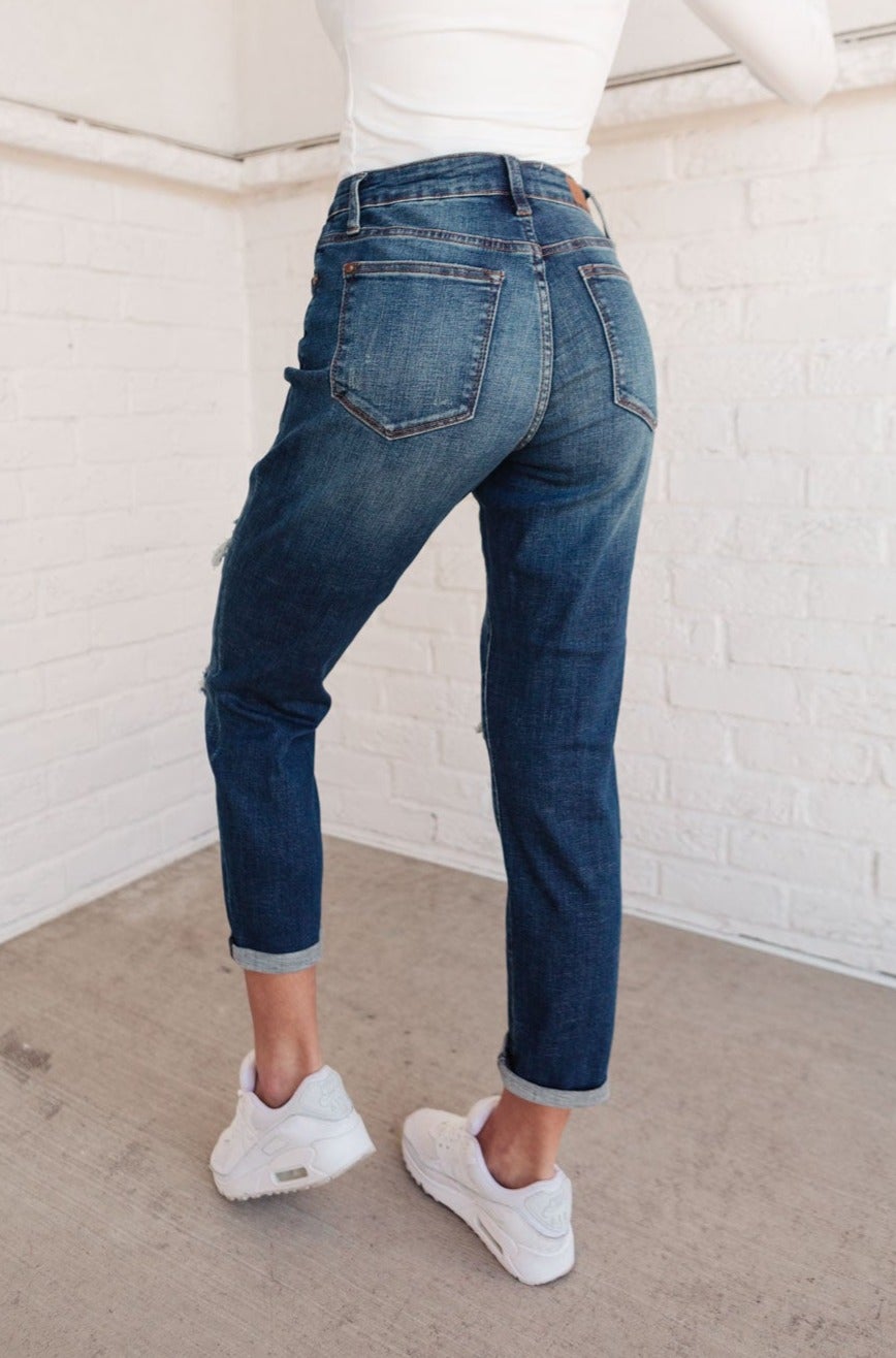 RACK SALE Mid-Rise Thermal Boyfriend Jeans - SZ 5