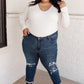 Judy Blue Mid-Rise Thermal Boyfriend Jeans