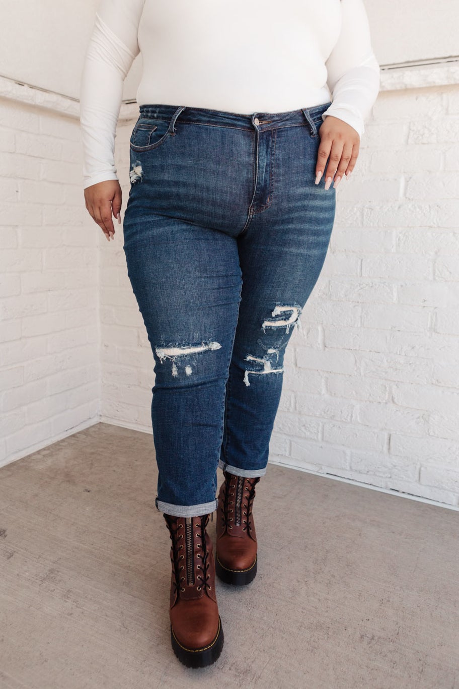 RACK SALE Mid-Rise Thermal Boyfriend Jeans - SZ 5