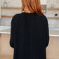 Midnight In Manhattan V-Neck Blouse
