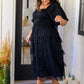 Midnight Waltz Midi Dress