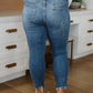 Judy Blue Midrise Destructed Hem Slim Fit
