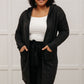 Mila Cardigan in Charcoal