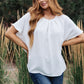 Mild Moments Pleat Detail Top