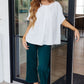 Mild Moments Pleat Detail Top