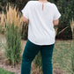 Mild Moments Pleat Detail Top