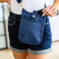 Millie Mini Nylon Crossbody Bag in Dark Navy