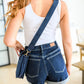 Millie Mini Nylon Crossbody Bag in Dark Navy