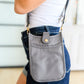 Millie Mini Nylon Crossbody Bag in Grey