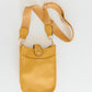 Millie Mini Nylon Crossbody Bag in Mustard