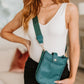 Millie Nylon Crossbody Bag in Teal