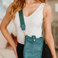 Millie Nylon Crossbody Bag in Teal