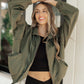 Miss You More Zip Up Sweatshirt