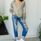 Mixed Feelings Mixed Print Hoodie