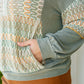 Mixed Feelings Mixed Print Hoodie