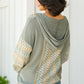 Mixed Feelings Mixed Print Hoodie