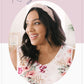 Lace Cap Sleeve Top in Black