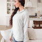 Modern Scene Cowl Neck Sweater In Grey