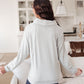 Modern Scene Cowl Neck Sweater In Grey