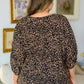 Molly Animal Print Dolman Sleeve Blouse