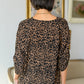 Molly Animal Print Dolman Sleeve Blouse